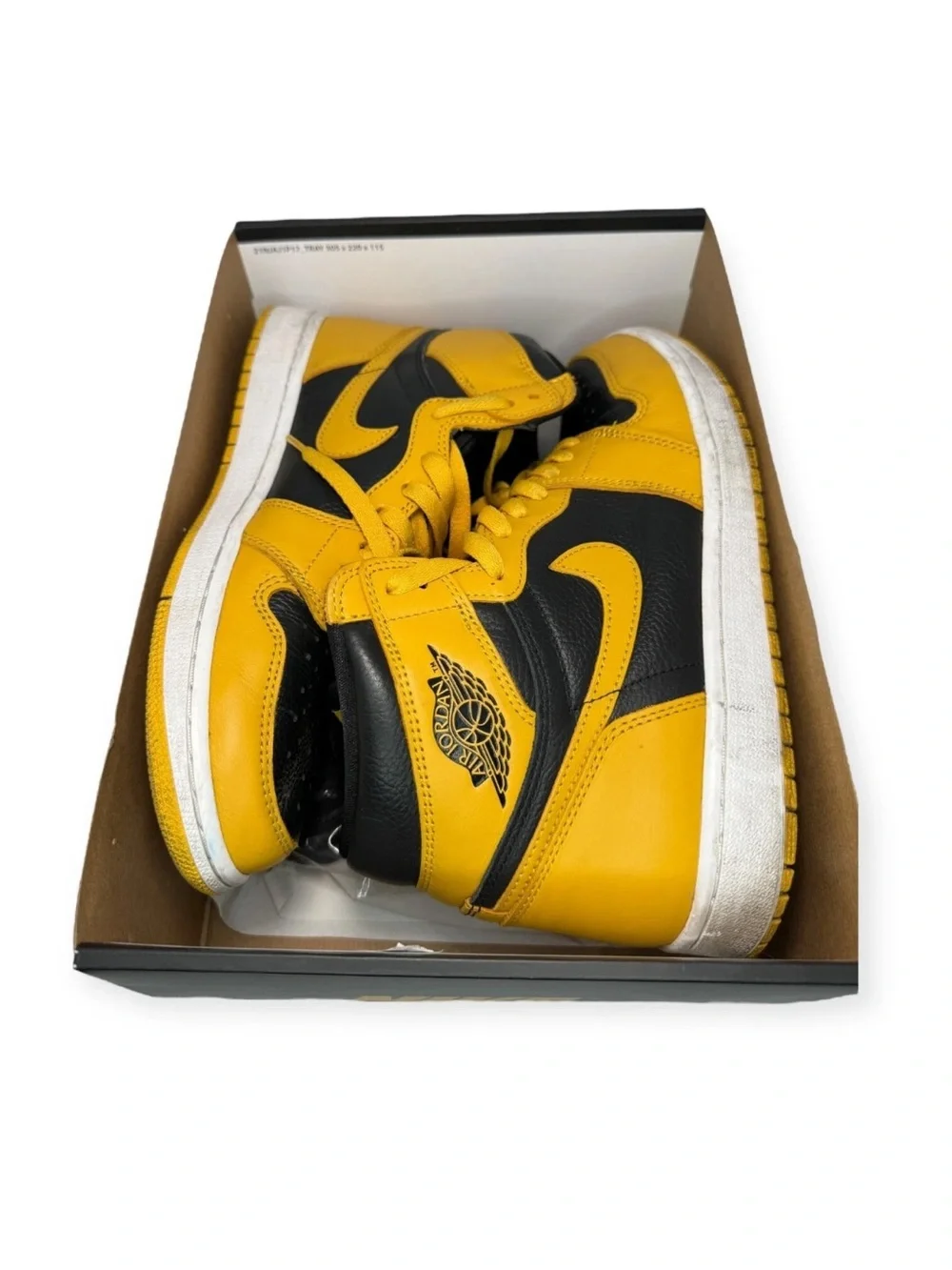 Men sneaker Nike Jordan Size 9 - Jordan 1 Retro OG High Pollen yellow black